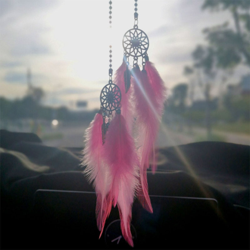 Wholesale Dream Catcher Feather Car Pendant